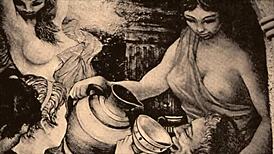 Vintage Erotic Drawings Packed with Bold Anime Passion