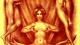 vintage erotic illustration brings retro anime charm to life