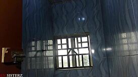 Indian Wife Fucked Doggystyle In Bathroom