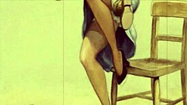 Hey, look at this vintage cartoon illustration from the antique era!