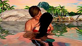 Big cock anal in Max's Life game scenes