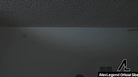 Chloe Cherry models lingerie, gets dick