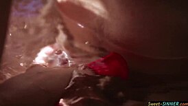 Ebony Babe Gets Fucked Doggystyle In The Bath With Tight Pussy