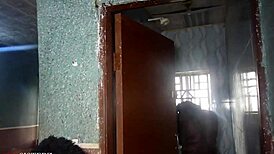 Indian Wife Fucked Doggystyle In Bathroom