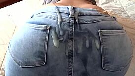 Big cumshots fill my ass in amateur compilation