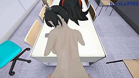 zhu yuan and grace howard in intense pov creampie sex