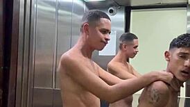 damn, i tore up that skinny novinho’s tight hole with huge toy!