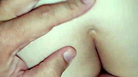 Wife's Intimate Moment With Panties To The Side