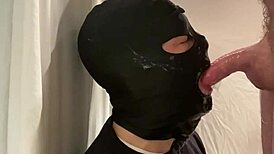 Straight alpha giving no escape sloppy throatfuck to his personal cocksucking faggot