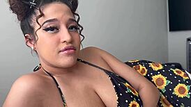 in this household fantasy, the ebony teen step sister funsizedmegan wants to get pregnant with scott stark.