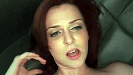 Amateur redhead Emma Evins trades sex for cash