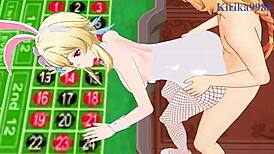 I watch paimon and lumine have intense sex with aether in genshin hentai.