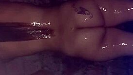 i fuck her hard in the bathroom with dripping cum