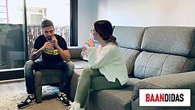 Horny Fan Meets Sexy Teen Girl On Tinder, Licks Her Pussy And Ass Before Fucking Her Hard.