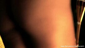 She strips nude and teases seductively, enjoying her erotic indian ritual 😍