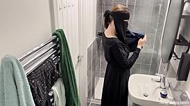 Omg I Didn't Know Arab Girls Do That I Caught a Muslim Arab Girl in Hijab Masturbating in the Shower