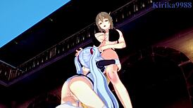 sagiri sakurai chitose kisaragi ruri hoshino intense lesbian hentai