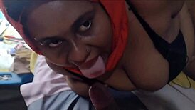 My Muslim Friend Visited, and I Ended Up Drilling Her Big Pussy with Cum