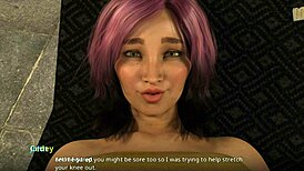 spending pool time with cedey in 3d anime