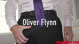 Big Dick Oliver Flynn Cums Back for Seconds in Steamy Shower Scene