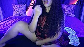 Mother-In-Law Gives Halloween Jerk Off Instructions