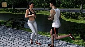 intertwined 128 explores big ass and erotic ass themes in a casual story