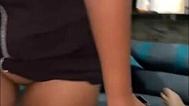 Mother's Friend Teases With Thongs And Big Ass.