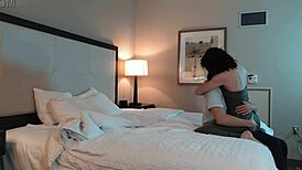 Teen And Young Romantic Kissing Session