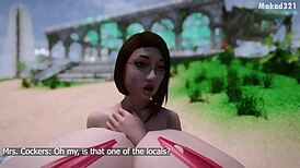 白人熟女在非洲和BBC做3D变态动作出轨