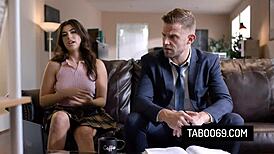 Hot British teen coed Gal Ritchie gets roughly fucked by vice principal