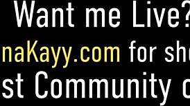 riley stuffs nina kayys mouth with his huge cock to shut her up, dang it