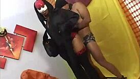 garota de programa tortures cliente with oral fetish, then releases her tight pussy for orgasm