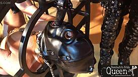 Queen Dominatrix Frida Cage Dominates With BDSM Chastity Cage