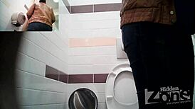 Hidden Cam Catches Girl with Big Fleshy Vagina