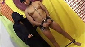 garota de programa tortures cliente with oral fetish, then releases her tight pussy for orgasm