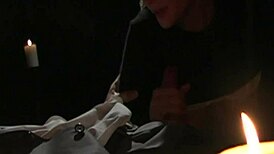 An Innocent Blonde Honey Gets Double Penetrated By Masked Hunks In Lingerie.