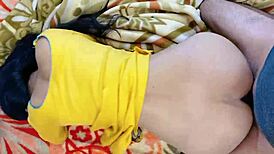 I can’t believe big ass mosi shared a hotel bed with stepson for wild anal action. Full movie in clear Hindi audio!