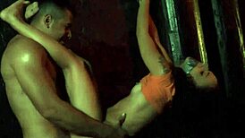 petite teen 18+ gets roughfucked and facialized outdoors