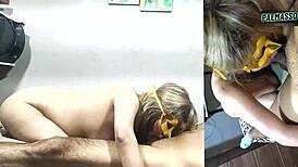 Pagando La Deuda Al Señor De La Casa, Hey Me Duele Mi Boca De Tanto Chuparte La Polla Mejor Coge Mi Panocha Que Ya Esta Lubricada