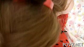 hirsute pussy gets rough fucking in game contest 💦