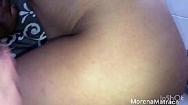 emotional release as this latina's tight pussy bleeds from long-awaited hard fucking