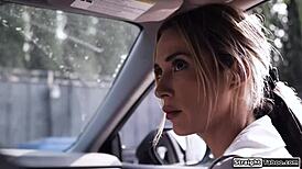 Escort bangs professor and his stepdad in wild taboo threesome with face fucking