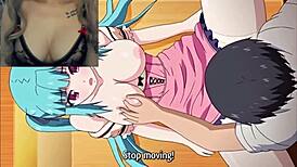 student fucks his teacher hard in the school classroom hentai style