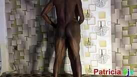 Horny stepbrother fucks big ass in missionary under construction passionately.