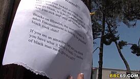 Baylee lee takes mandingos black cock balls deep