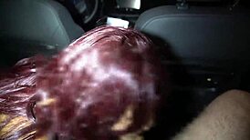 Brunette Seduces Uber Driver for Free Public Ride without Condom