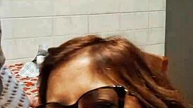 Teresa milf sucks to make her lover cum.