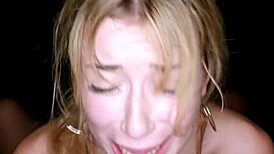 Rough Domination! Horny Babe Squirts with Feet Licking