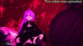 Vampire Queen Seduce And Dominates Hunter Into Loyal Pet In Hentai