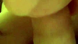 She's sucking her boyfriend's big dick in front of friends